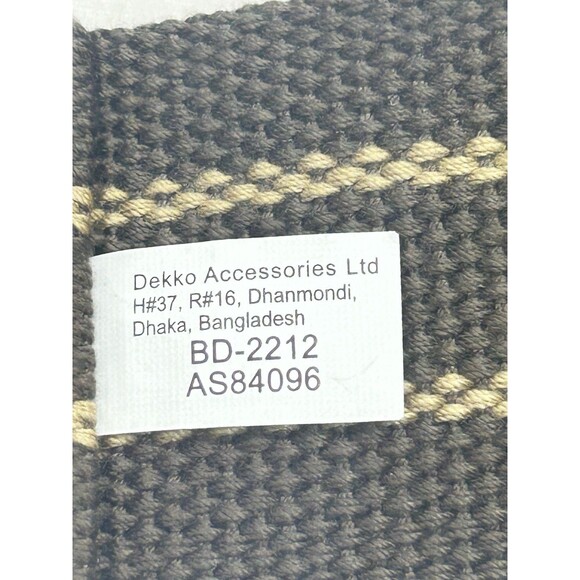 Two Dekko 36” Brown D Ring Woven Belts New 49” In Length Metal Ring To End - Picture 3 of 5